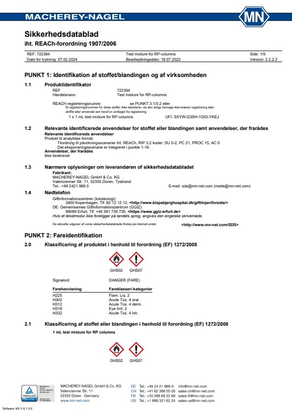 

Testmix i acetonitril, 1ml

